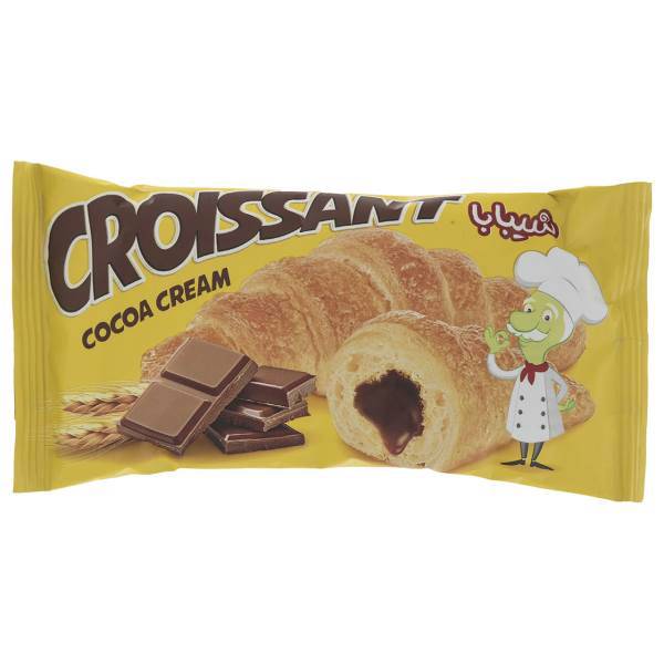 کروسان کرم کاکائو شیبابا مقدار 50 گرم، Shibaba Cocoa Cream Croissant 50gr