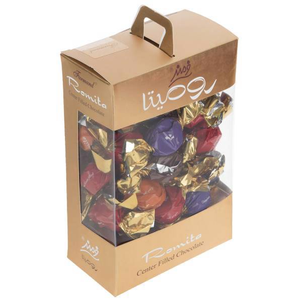 شکلات مغزدار فرمند سری رومیتا مقدار 400 گرم، Farmand Romita Center Filled Chocolate 400g