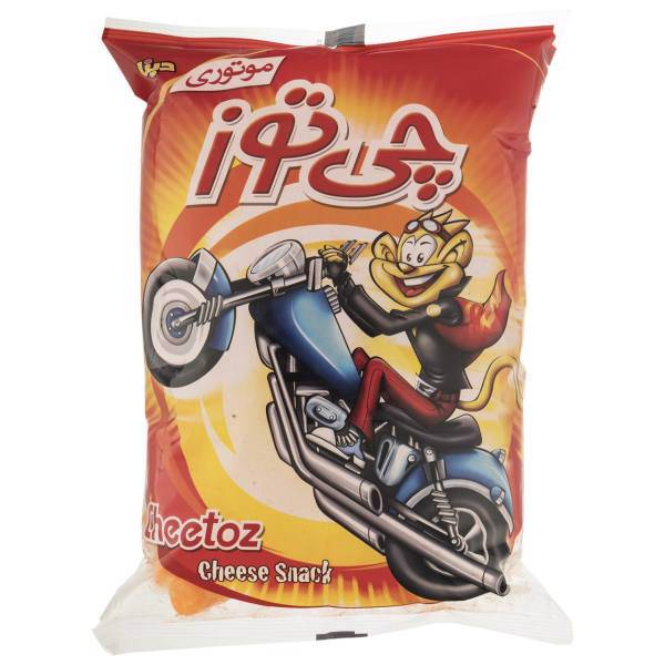 اسنک موتوری پنیری چی توز مقدار 75 گرم، Cheetoz Mototcycle Cheese Snacks 75gr