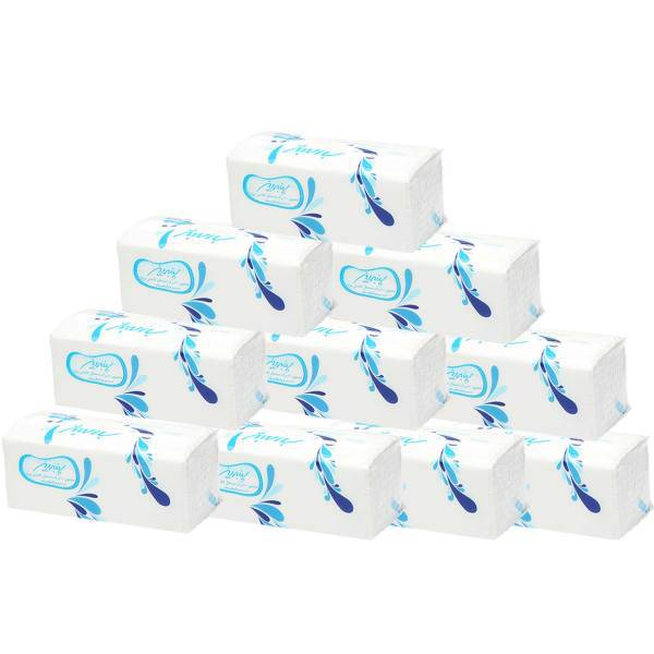 دستمال کاغذی نایلونی پنبه ریز 100 برگ بسته 10 عددی، Panberes Tissue Paper 100pcs Pack Of 10