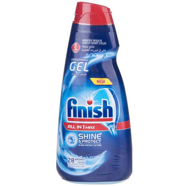 ژل ظرفشویی فینیش مدل All In 1 Max حجم 650 میلی لیتر، Finish All In 1 Max Dishwasher Gel 650ml