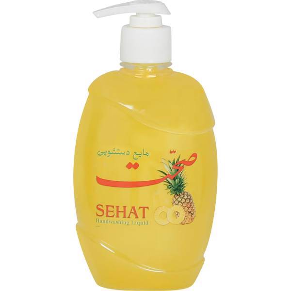 مایع دستشویی صدفی صحت مدل Pineapple مقدار 500 گرم، Sehat Pineapple Handwashing Liquid 500g