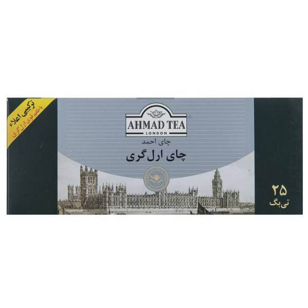 چای کیسه ای احمد مدل Earl Gray بسته 25 عددی، Ahmad Earl Gray Tea Bag Pack of 25