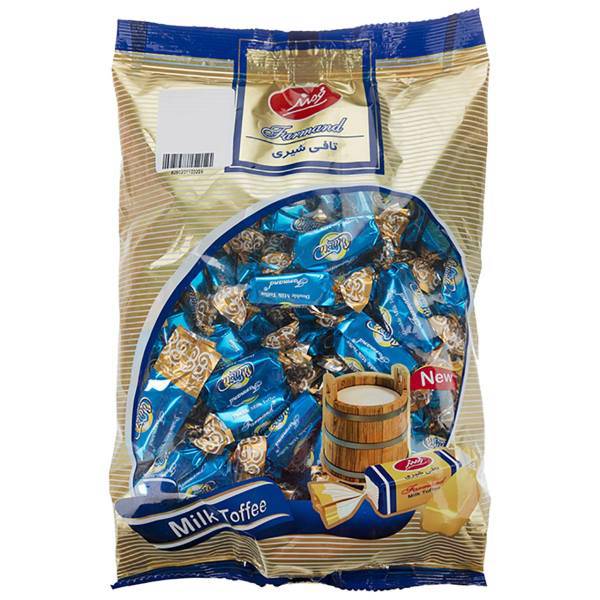 تافی شیری فرمند مقدار 430 گرم، Farmand Milky Toffees 430gr