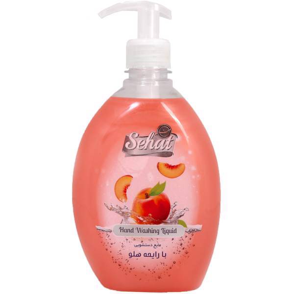 مایع دستشویی صدفی صحت مدل Peach مقدار 500 گرم، Sehat Peach Handwashing Liquid 500g