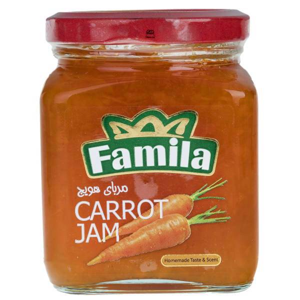 مربا هویج فامیلا مقدار 300 گرم، Famila Carrot Jam 300gr