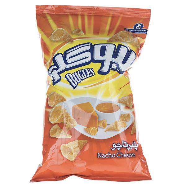 بیوگلز با طعم پنیر ناچو چی توز مقدار 90 گرم، Cheetoz Nacho Cheese Bugles 90gr