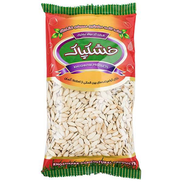 تخمه کدو مشهدی خشکپاک مقدار 450 گرم، Khoshkpak Pumpkin Seeds Mashhadi 450gr