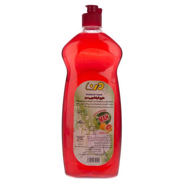 مایع ظرفشویی من مدل Grapefruit حجم 750 میلی لیتر، Man Grapefruit Dishwashing Liquid 750ml