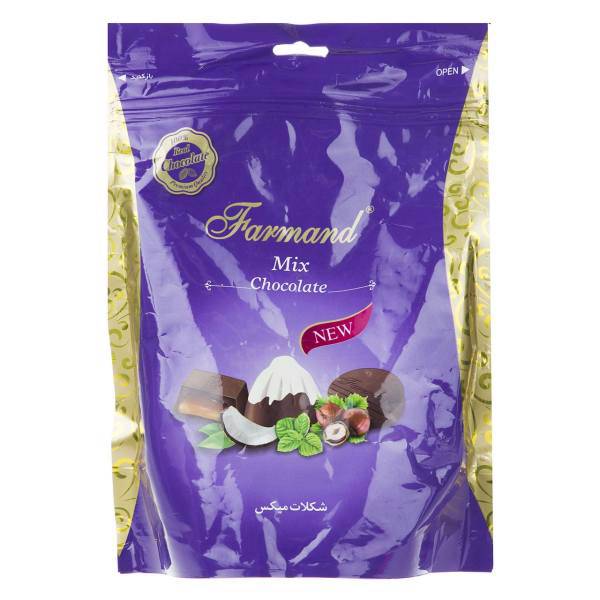 شکلات میکس فرمند مقدار 500 گرم، Farmand Mix Chocolate 500gr