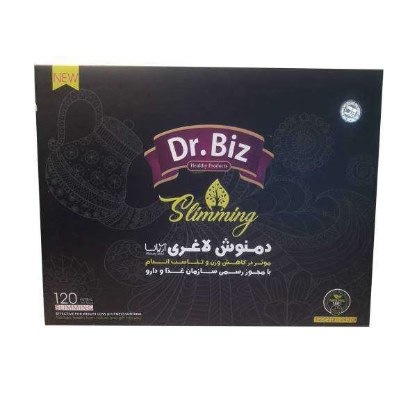 دمنوش لاغری دکتر بیز مدل کیسه ای 120 تایی، Dr. Biz Slimming Herbal Tea bags 120 pcs