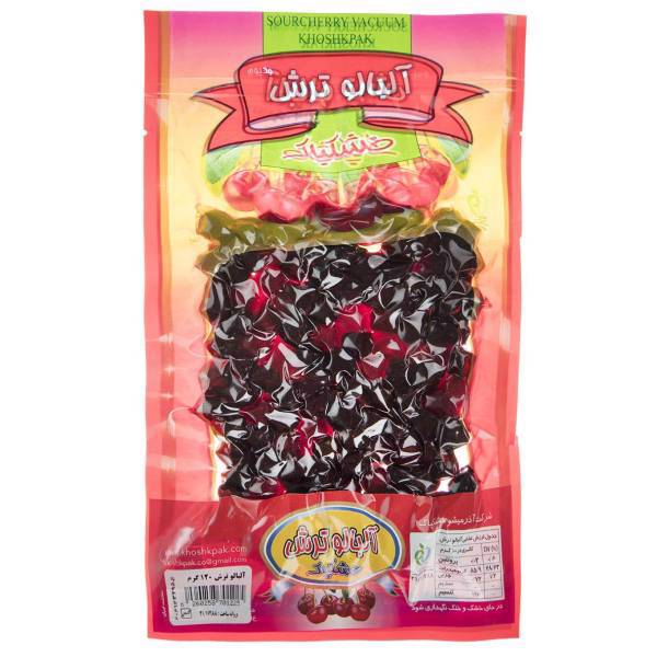 آلبالو ترش خشکپاک مقدار 120 گرم، Khoshkpak Sour Cherry 120gr