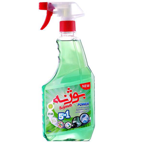 اسپری تمیزکننده سطوح حمام و شیرآلات بوژنه مقدار 750 گرم، Bojeneh Bathroom Surface Cleaner Spray 750gr