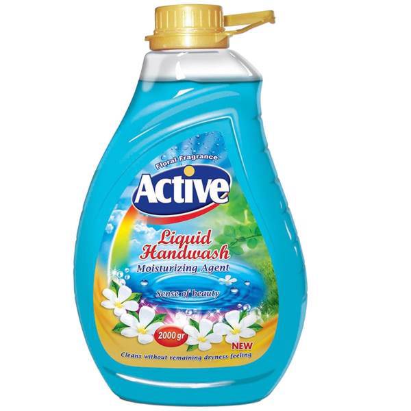 مایع دستشویی آبی اکتیو مقدار 2000 گرمی، Active Blue Washing Liquid 2000gr