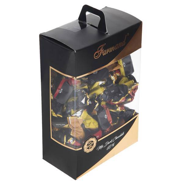 شکلات میکس تلخ 60 درصد فرمند مقدار 400 گرم، Farmand Mix 60 Percent Dark Chocolate 400gr