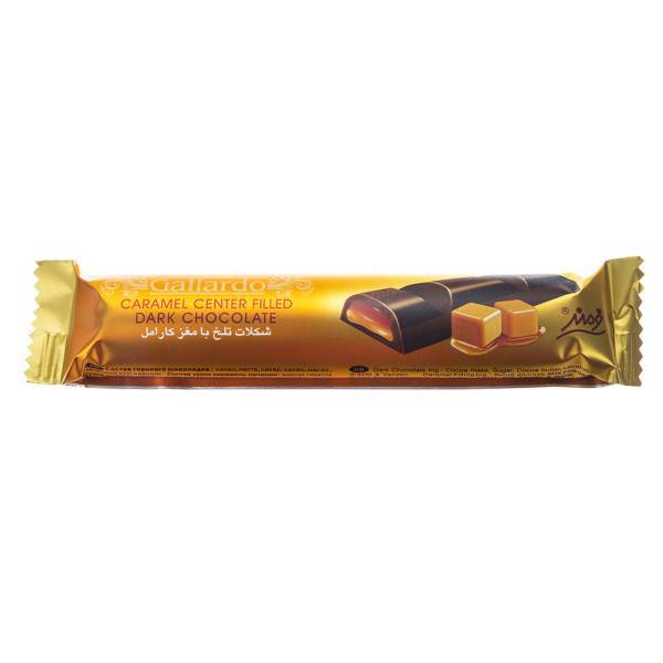 شکلات تلخ با مغز کارامل فرمند سری گالارد مقدار 25 گرم، Farmand Gallardo Caramel Center Filled Dark Chocolate 25gr