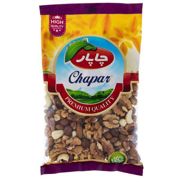 آجیل پنج مغز چاپار مقدار 350 گرم، Chapar Five Brain Nuts 350gr