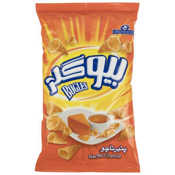 بیوگلز با طعم پنیر ناچو چی توز مقدار 90 گرم، Cheetoz Nacho Cheese Bugles 90gr