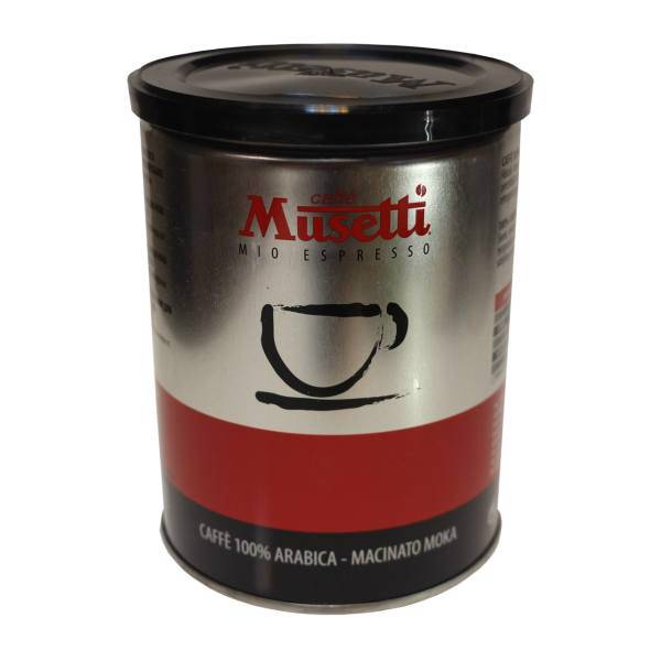 قوطی قهوه موزتی مدل عربیکا 250 گرمی، Musetti 100 Arabica Box Coffee 250 gr