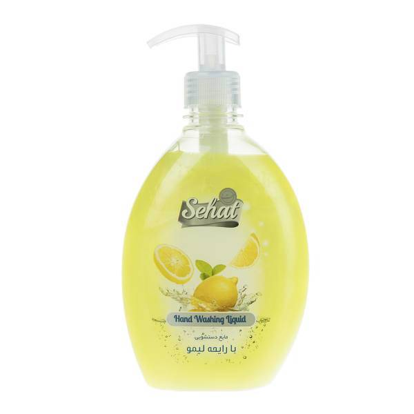 مایع دستشویی صحت مدل Lemon مقدار 500 گرم، Sehat Lemon Handwashing Liquid 500g