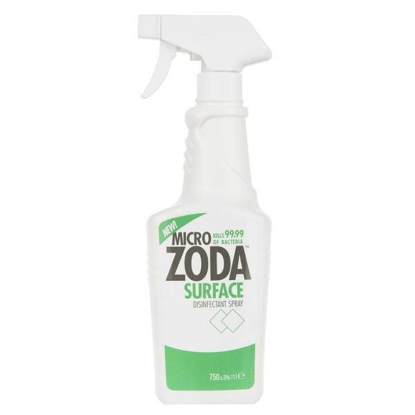 اسپری ضدعفونی کننده سطوح میکروزدا مدل Surfaces Disinfectant حجم 750 میلی‌ لیتر، Micro Zoda Surfaces Disinfectant Spray 750ml