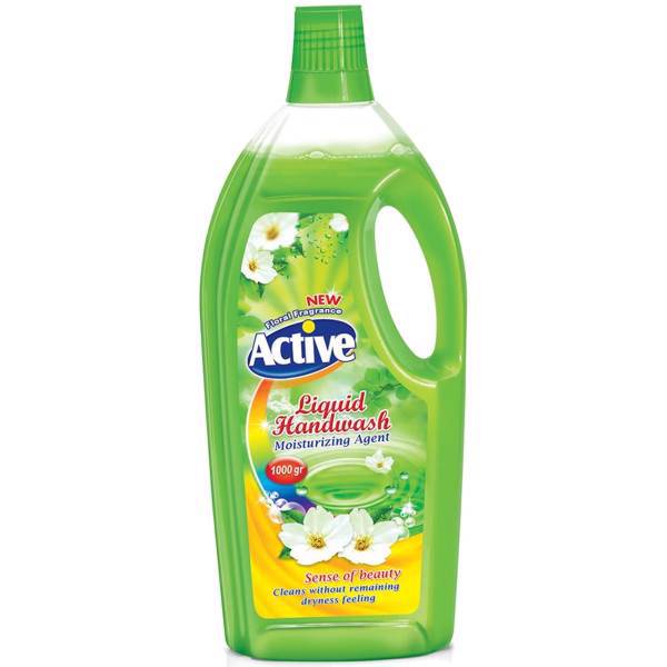 مایع دستشویی سبز اکتیو مقدار 1000 گرم، Active Green Washing Liquid 1000gr
