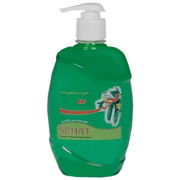 مایع دستشویی صحت مدل Cucumber مقدار 500 گرم، Sehat Cucumber Handwashing Liquid 500g