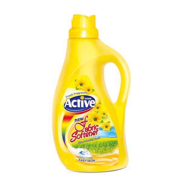 نرم کننده حوله و لباس زرد اکتیو 2500 میلی لیتر، Active Fabric Softener Yellow 2500ml