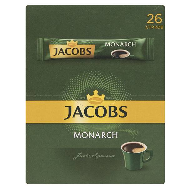 قهوه فوری جکوبس مدل Monarch بسته 26 عددی، Jacobs Monarch Instant Coffee Pack Of 26