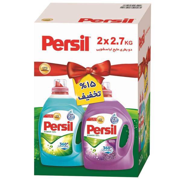 پک مایع لباسشویی پرسیل سری 360Degree Cleanliness بسته 2 عددی، Persil 360Degree Cleanliness Clothes Washing Mashin Liquid Pack Of 2