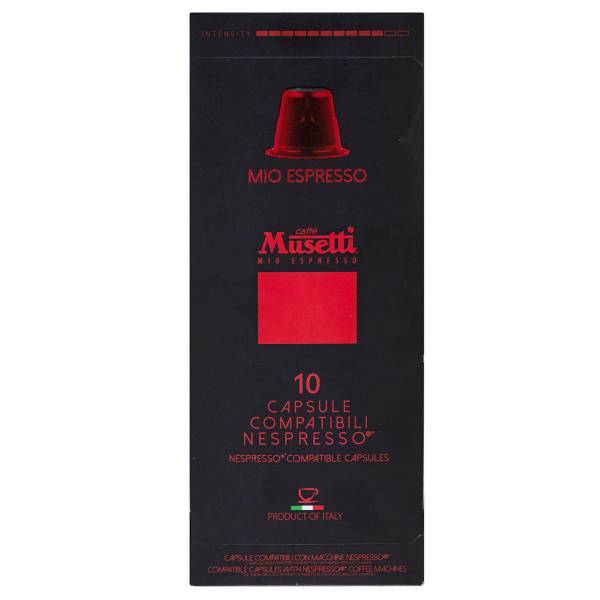 کپسول قهوه موزتی مدل MIO Esspresso تعداد 10 عددی، Musseti MIO Espresso Pack of 10