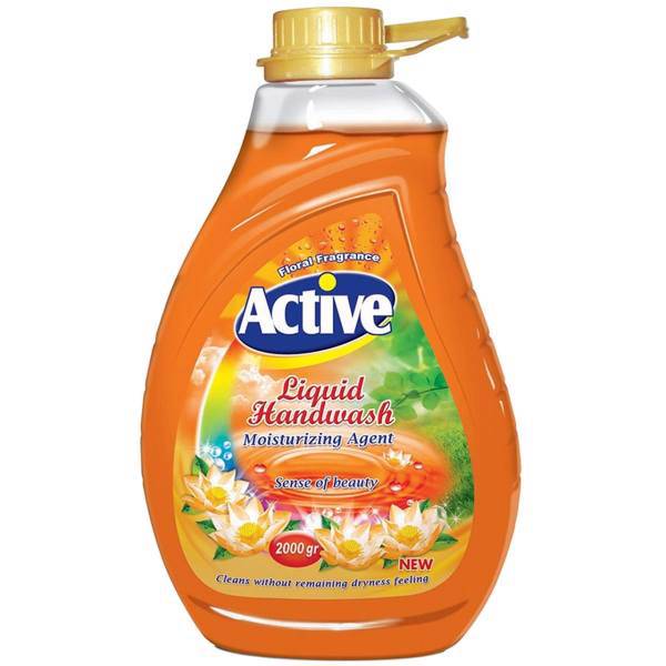 مایع دستشویی نارنجی اکتیو مقدار 2000 گرمی، Active Orange Washing Liquid 2000gr