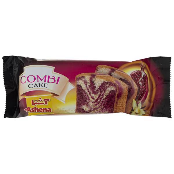 کمبی کیک وانیلی اناری آشنا مقدار 170 گرم، Ashena Vanilla Pomegranate Combi Cake 170gr