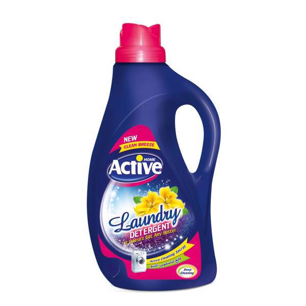 مایع لباسشویی سرخابی اکتیو 2500 میلی لیتر، Active Laundry Detergent Rouged 2500ml