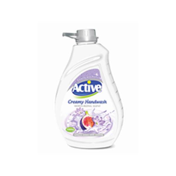 مایع دستشویی کرمی بنفش اکتیو حجم 2000 میلی‌ لیتر، Active Cream Washing Liquid Purple 2000ml