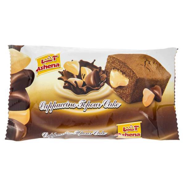 کیک توپر کاپوچینو آشنا مقدار 31 گرم، Ashena Cappuccino Topour Cake 31gr