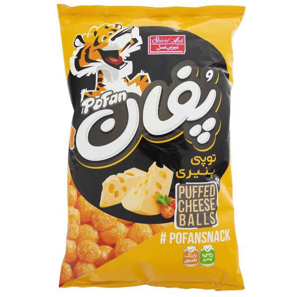 اسنک پنیری پفان مقدار 60 گرم، Pufans Cheese Snack 60 gr