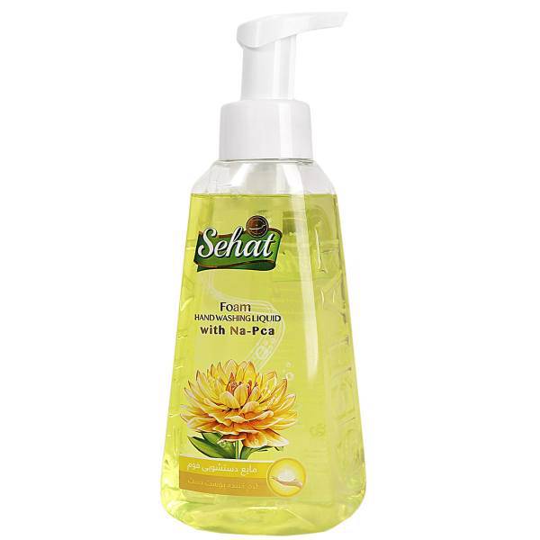 مایع دستشویی فومی صحت مدل Yellow مقدار 500 گرم، Sehat Yellow Foaming Washing Liquid 500g