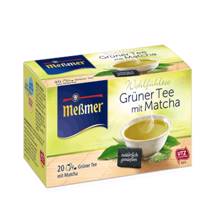 چای سبز ماتچا آلمانی مسمر مدل Gruner Tee Mit Matcha بسته 20 عددی