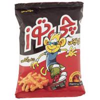 اسنک کرانچی تند و آتشین چی توز مقدار 110 گرم Cheetoz Flaming Hot Crunchy Snacks 110gr