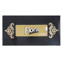 دستمال کاغذی فلورا طرح زرین مهر بسته 100 برگ Flora Golden Sun 100 Paper Tissues