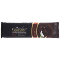 شکلات تلخ 60 درصد با پودر نارگیل فرمند سری گالارد مقدار 23 گرم - Farmand Gallardo 60 Percent Dark Chocolate With Coconut Powder 23gr