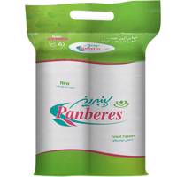 دستمال حوله پنبه ریز بسته 2 عددی Panberes Towel Tissues 2pcs