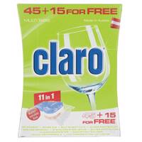 قرص ظرفشویی کلارو مدل 11in1 بسته 60 عددی - Claro 11in1 Dishwasher Tablets Pack Of 60