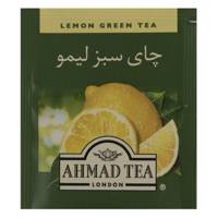 چای سبز کیسه ای احمد با طعم لیمو بسته 25 عددی Ahmad Lemon Flavored Green Tea Bag Pack of 25