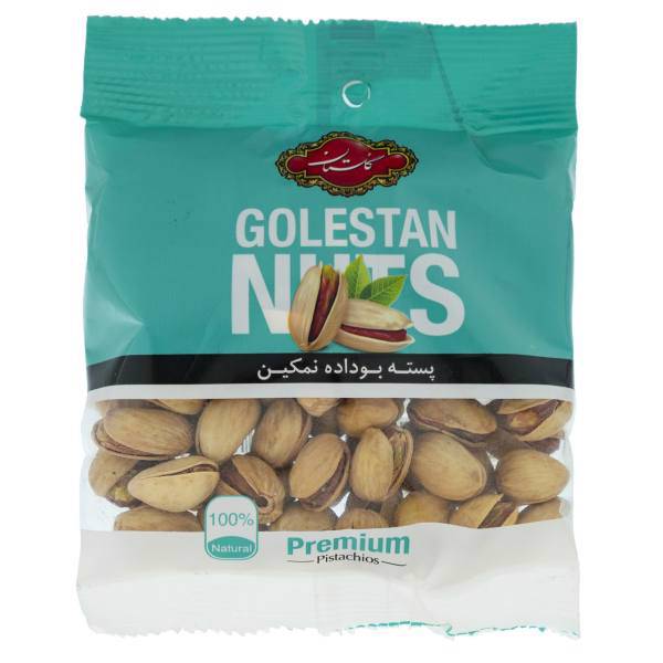 پسته بوداده و نمکین گلستان مقدار 60 گرم، Golestan Roasted and Salted Pistachios 60gr