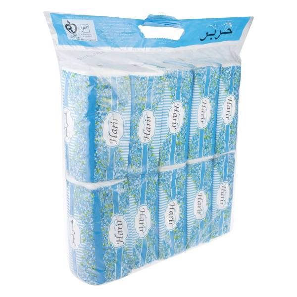 دستمال کاغذی 100 برگ حریر بسته 10 عددی، Harir100 Paper Tissues Pack Of 10