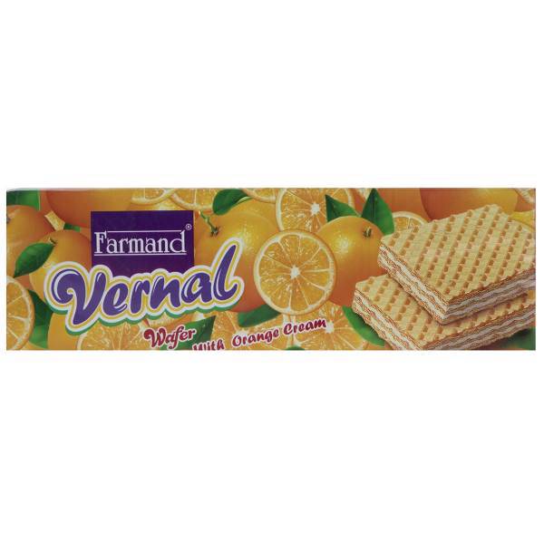 ویفر با کرم پرتقال فرمند مقدار 80 گرمی، Farmand Wafer With Orange Cream 80gr