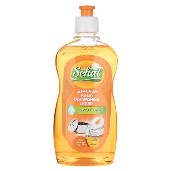 مایع ظرفشویی صحت مدل Orange مقدار 500 میلی لیتر، Sehat Orange Dishwashing Liquid 500ml