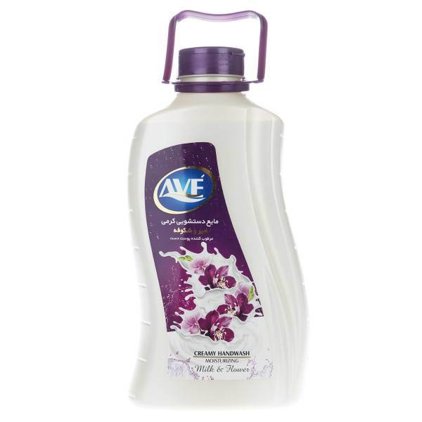 مایع دستشویی کرمی اوه مدل Milk And Flower مقدار 2000 گرم، Ave Milk And Flower Hand Washing Liquid 2000g